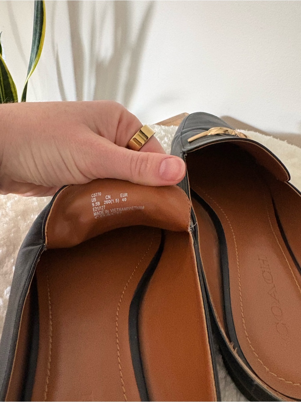 Coach Slip On Flats Dress Shoes - Picture 5 of 8